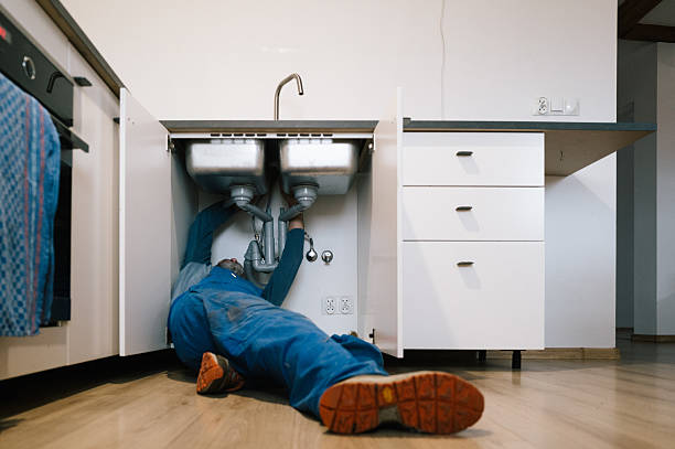 Professional Drain Cleaning technician working in Washington Court House, OH